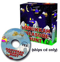 Hanukkah Treasure Hunt - HANUKAH HANNUKAH Chanukah treasure hunt cd game software